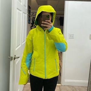 Spyder Neon Winter Jacket Size 4